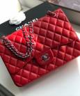 Сумка Jumbo Classic Lambskin Bag Red